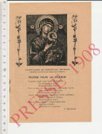 Gravure 1908 Notre-Dame Du Perpétuel Secours Vénéré Sur Le Mont Esquilin à Rome Religion Prière Pour La France - Zonder Classificatie