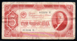 328-Russie 3 Chervontsev 1937 CC012 - Rusland