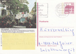 Deutschland. Bildpostkarte 4780 LIPPSTADT-Bad Waldliesborn, Wertstempel 60 Pfg. Burgen Und Schlösser, Serie "r" - Illustrated Postcards - Used
