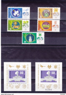 BULGARIE 1979 COMMUNICATIONS Yvert 2446-2450 + BF 81-81a, Michel 2770-2774 + Bl 88-88B NEUF** MNH Cote 32 Euros - Unused Stamps