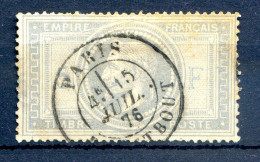 060524  EMPIRE LAURE  N° 33   Oblitéré  En  Pièce D 'attente ( Clair Et Ou Dents Courtes) - 1863-1870 Napoléon III. Laure