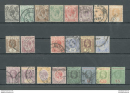 1921-33 Straits Settlements, Stanley Gibbons N. 218-240 - Giorgio V - Serie Non Completa - Usati - Sonstige & Ohne Zuordnung