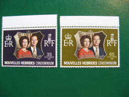 NOUVELLES HEBRIDES POSTE ORDINAIRE N° 354/355 TIMBRES NEUFS** LUXE COTE 2,50 EUROS - Nuevos