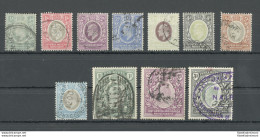 1903-04 East Africa And Uganda Protectorates - Stanley Gibbons N. 1-11 - Edoardo VII - Serie Non Completa - Usati - Altri & Non Classificati