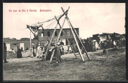 CPA Tantah, Balancoire, Un Jour De Fête à Tantah  - Autres & Non Classés