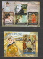 Burundi 2012 Berthe Morisot (painter/peintre ) S/S  MNH/ ** - Hojas Y Bloques