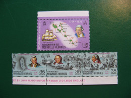 NOUVELLES HEBRIDES POSTE ORDINAIRE N° 394/397 TIMBRES NEUFS** LUXE COTE 23,00 EUROS - Unused Stamps