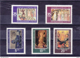 BULGARIE 1981Peintures De Zograph Yvert 2612-2616, Michel 2976-2980 NEUF** MNH Cote 4,75 Euros - Unused Stamps