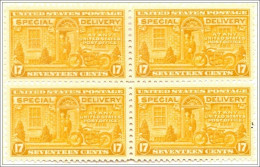 # E18 - 1944 17c Rotary Press Block Of Four Mounted Mint - Nuevos