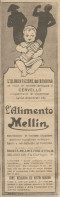 MELLIN L'alimentazione Del Bambino - Pubblicit� 1925 - Advertising - Publicités