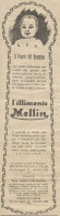 MELLIN Il Pianto Del Bambino - Pubblicit� 1926 - Advertising - Publicités