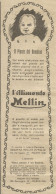 MELLIN Il Pianto Del Bambino - Pubblicit� 1926 - Advertising - Publicités