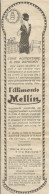 MELLIN Come Alimentare Il Mio Bambino - Pubblicit� 1926 - Advertising - Publicités