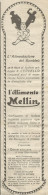 MELLIN L'alimentazione Del Bambino - Pubblicit� 1926 - Advertising - Publicités