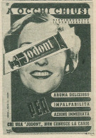Chi Usa Jodont Non Conosce Le Carie - Pubblicit� 1937 - Advertising - Advertising