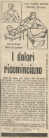 Depuratif Richelet - I Dolori Ricominciano - Pubblicit� 1928 - Advertising - Advertising