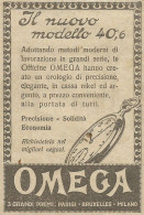 OMEGA Il Nuovo Modello 40,6 - Pubblicit� 1926 - Advertising - Advertising