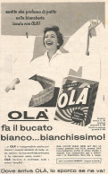 OLA' Fa Il Bucato Bianchissimo - Pubblicit� Del 1958 - Vintage Advertising - Publicidad