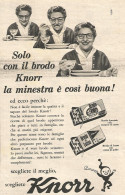 Scegliete Il Meglio, Scegliete KNORR - Pubblicit� Del 1958 - Vintage Ad - Publicidad