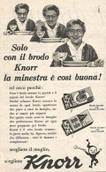 Scegliete Il Meglio, Scegliete KNORR - Pubblicit� Del 1958 - Vintage Ad - Publicidad
