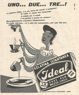 Gelatina Istantanea IDEAL - Pubblicit� Del 1958 - Vintage Advertising - Publicidad