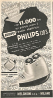 Rasoio Elettrico PHILIPS 120S - Pubblicit� Del 1958 - Vintage Advertising - Publicidad