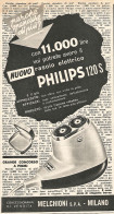 Rasoio Elettrico PHILIPS 120S - Pubblicit� Del 1958 - Vintage Advertising - Publicidad