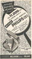 Rasoio Elettrico PHILIPS 120S - Pubblicit� Del 1958 - Vintage Advertising - Publicidad