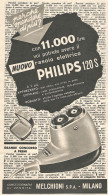 Rasoio Elettrico PHILIPS 120S - Pubblicit� Del 1958 - Vintage Advertising - Publicidad