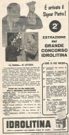 IDROLITINA - Letizia Chiriatti Di Ancona - Pubblicit� Del 1958 - Advert - Publicités