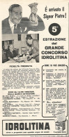 IDROLITINA - Diana Ordalia Di Gradisca Isonzo - Pubblicit� Del 1958 - Ad - Publicidad