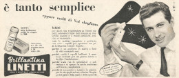 Brillantina LINETTI - Pubblicit� Del 1958 - Vintage Advertising - Publicités