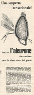 Alimenti SESIA Con Aleurone - Pubblicit� Del 1958 - Vintage Advertising - Publicités