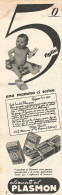 Alimenti Al PLASMON - Pubblicit� Del 1958 - Vintage Advertising - Advertising