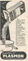 Pastine Al PLASMON - Pubblicit� Del 1958 - Vintage Advertising - Advertising