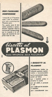 Biscotti Al PLASMON - Pubblicit� Del 1958 - Vintage Advertising - Advertising