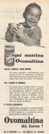 OVOMALTINA D� Forza - Pubblicit� Del 1958 - Vintage Advertising - Publicités