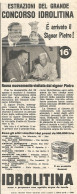 Estrazione Del Concorso IDROLITINA - Pubblicit� Del 1958 - Vintage Advert - Publicités