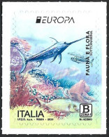 ITALIA - 2024  Europa 2024: Fauna E Flora Sottomarina  1 - 2021-...: Nieuw/plakker