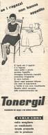 TONERGIL - Carlo Erba - Pubblicit� Del 1958 - Vintage Advertising - Publicités