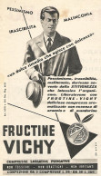 Lassativo Fructine VICHY - Pubblicit� Del 1958 - Vintage Advertising - Advertising