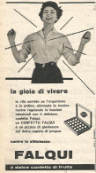 FALQUI Il Dolce Confetto Di Frutta - Pubblicit� Del 1958 - Vintage Advert - Publicités