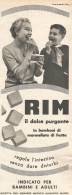 RIM Il Dolce Purgante  - Pubblicit� Del 1958 - Vintage Advertising - Publicités