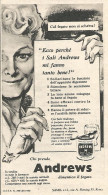 Chi Prende ANDREWS Dimentica Il Fegato  - Pubblicit� Del 1958 - Vintage Ad - Publicités