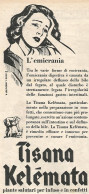 Tisana Kel�mata  - Pubblicit� Del 1958 - Vintage Advertising - Publicités