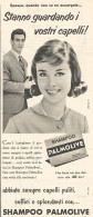 Shampoo PALMOLIVE  - Pubblicit� Del 1958 - Vintage Advertising - Publicités