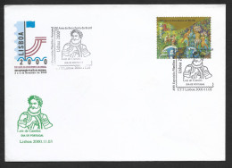 Portugal Cachet Commémoratif  Expo Philatelique Camões Os Lusiadas 2000 Event Postmark Stamp Expo - Sellados Mecánicos ( Publicitario)