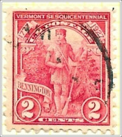 # 643 - 1927 2c Vermont Sesquicentennial Used - Gebraucht