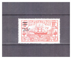 NOUVELLE  CALEDONIE   . N °  128   .  25 C   SUR   2 F . NEUF  * . SUPERBE . - Unused Stamps
