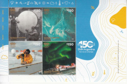 2022 Argentina SMN Weather Meteo Meteorological Service GOLD Souvenir Sheet MNH - Ungebraucht